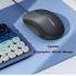 UGREEN MU002 Silent Wired Mouse Adjustable DPI Ergonomics Wired USB Mouse - Black
